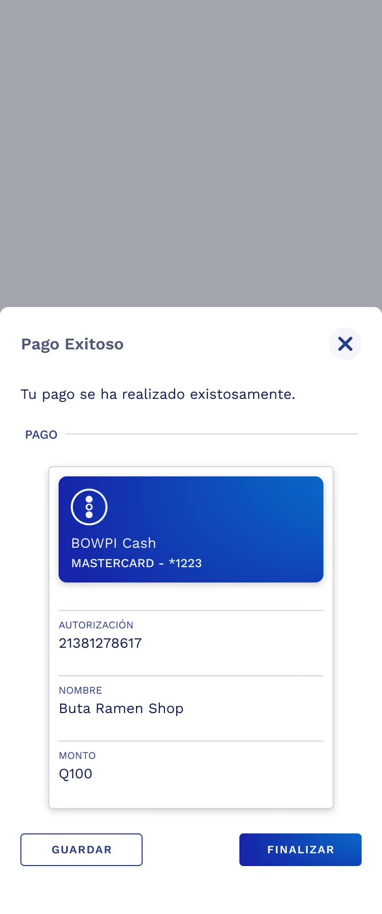 Bowpi Nova wallet screen 6